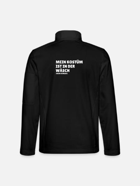 My Costume Is In The Wash Fancy Dress - Unisex Softshell Jacket - black - Back