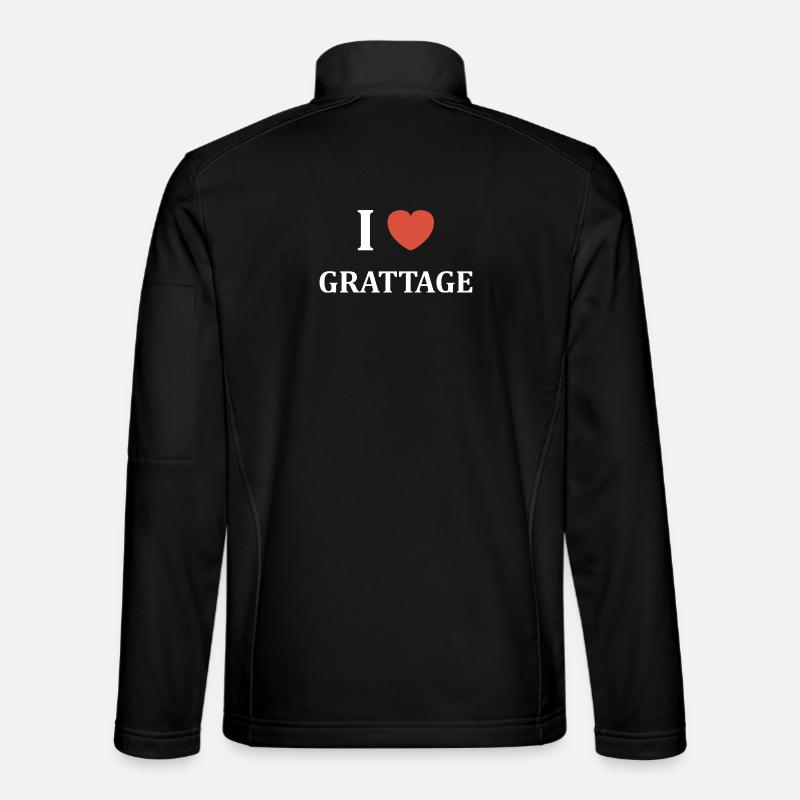 Ich mag Scratching — Red Heart Unisex Softshelljacke