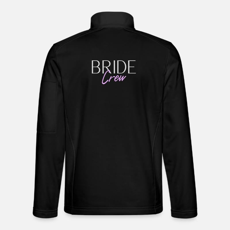 Bride Crew - Unisex Softshelljacke - Schwarz
