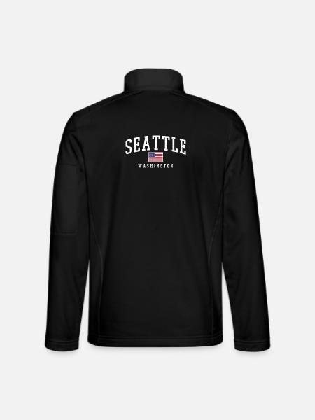 Seattle Washington - Veste en tissu softshell Unisexe - noir