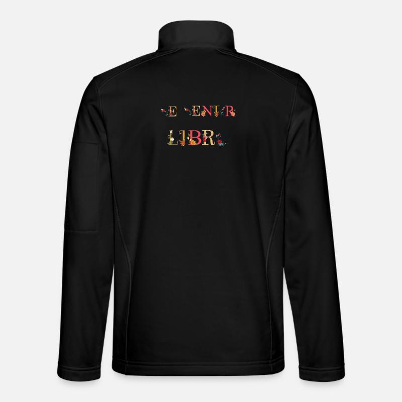 Sich frei fühlen - Unisex Softshelljacke - Schwarz