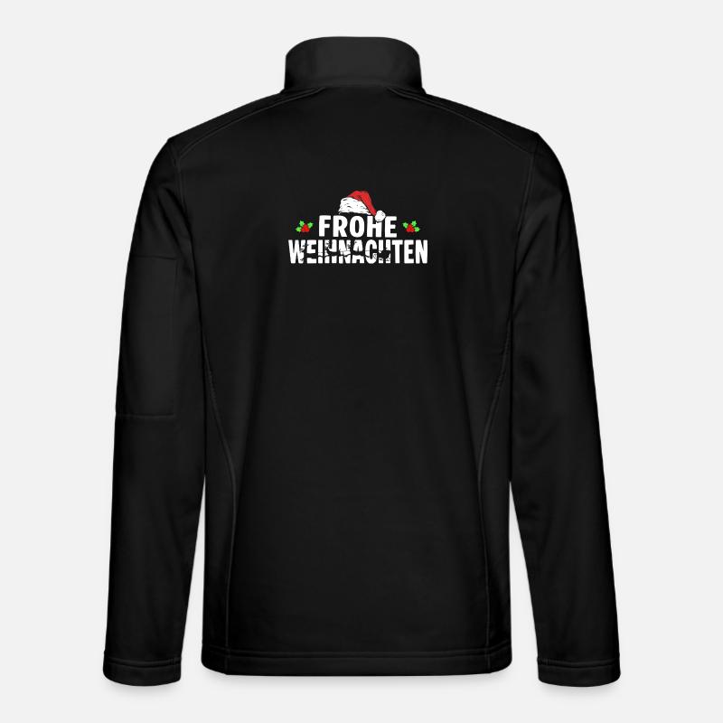 Merry Christmas - Unisex Softshell Jacket - black