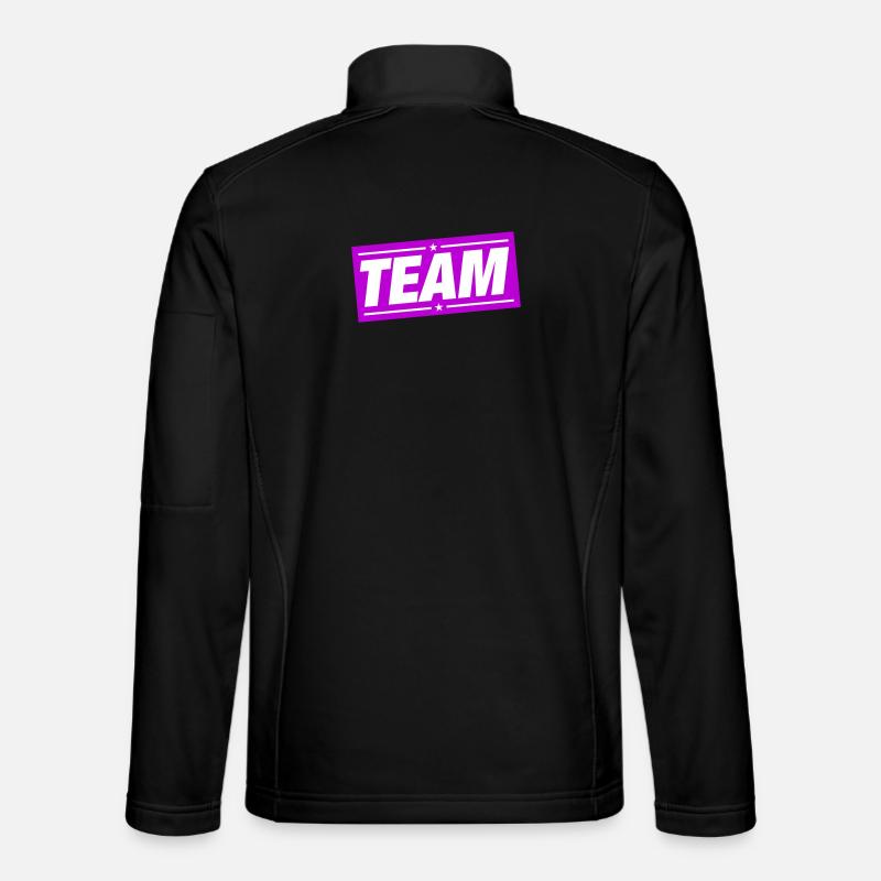 Team Design - Unisex Softshelljacke - Schwarz