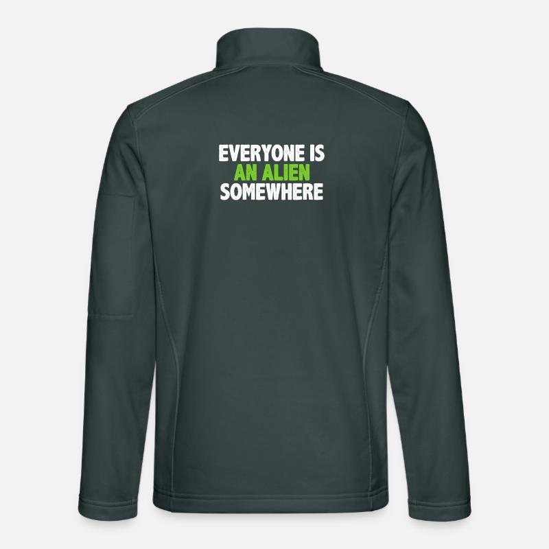 Tout le monde est un extraterrestre quelque part Veste en tissu softshell Unisexe