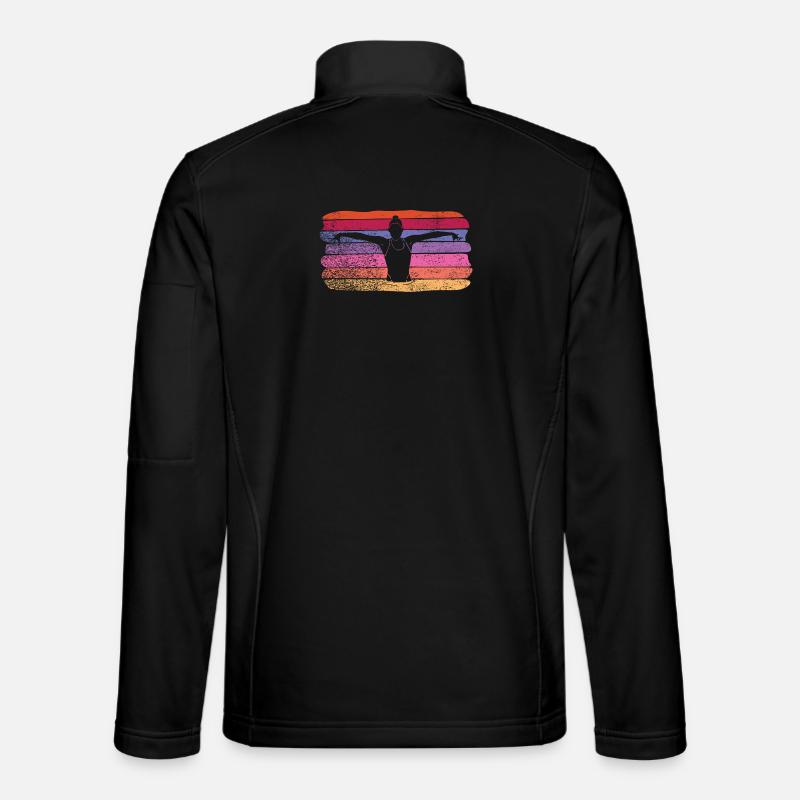 Artistic Swim Team Synchronschwimmen - Unisex Softshelljacke - Schwarz