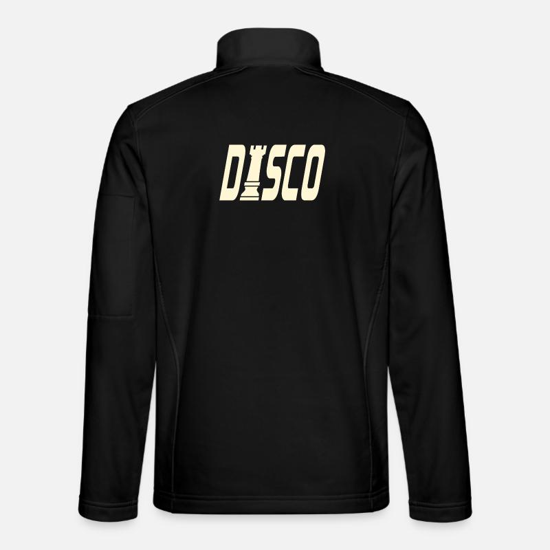 TOUR D’ÉCHECS DISCO - Veste en tissu softshell Unisexe - noir