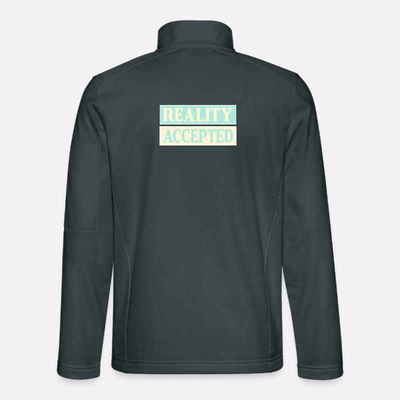Realität akzeptiert Unisex Softshelljacke