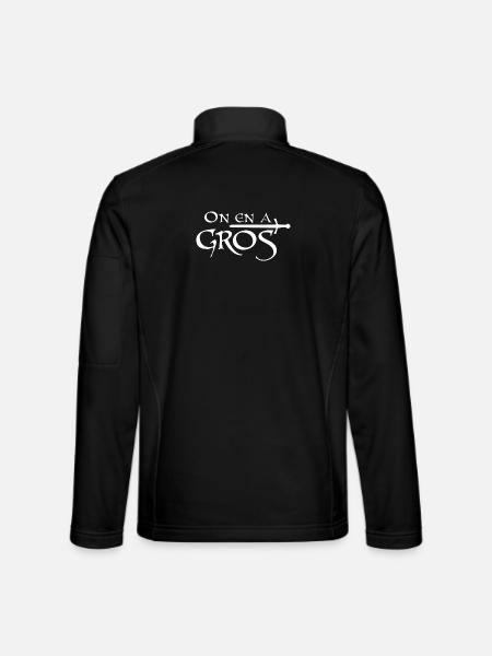 On en a gros - Veste en tissu softshell Unisexe - noir - Dos