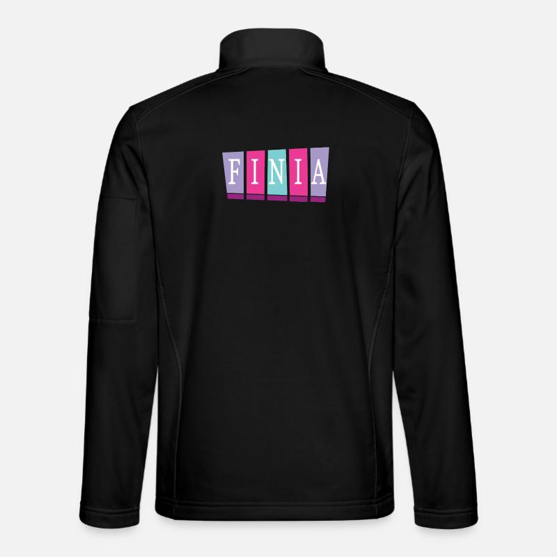 Finia - Unisex Softshelljacke - Schwarz