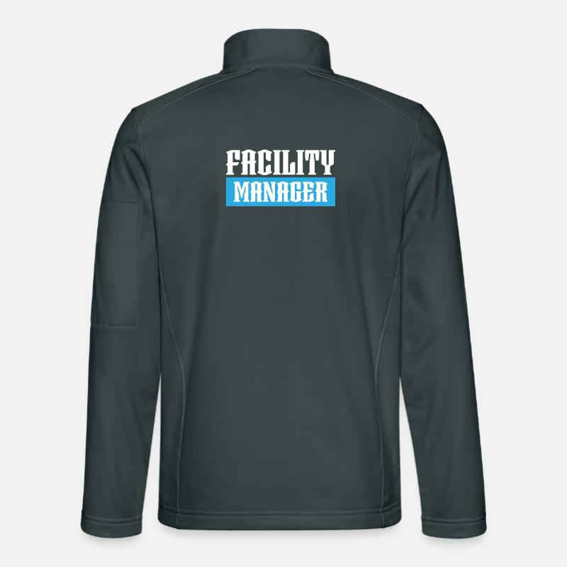 facility manager tshirt schwarz Unisex Softshelljacke