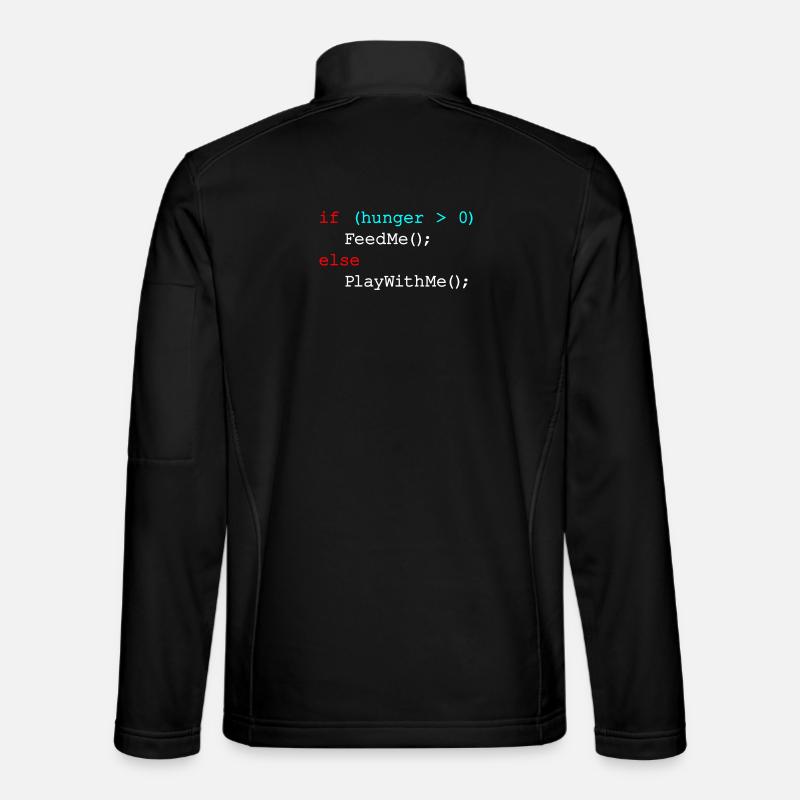Wenn Hunger mich füttert, sonst spiel mit mir - JavaScript Unisex Softshelljacke