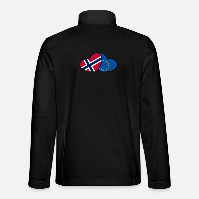 Norway <3 EU - Unisex Softshell Jacket - black
