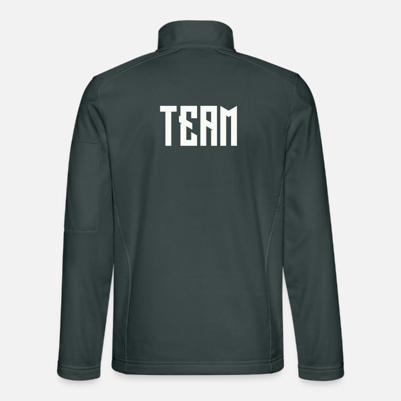 TEAM Block lettering Unisex Softshell Jacket