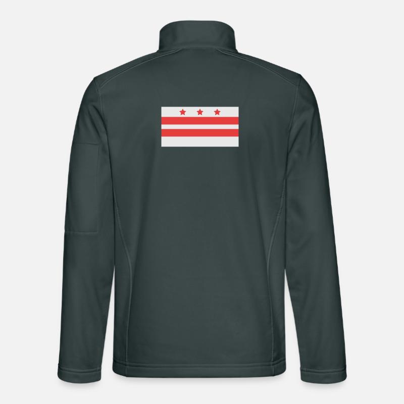Drapeau de Washington Veste en tissu softshell Unisexe