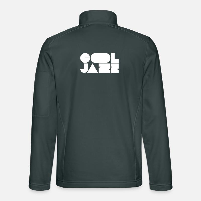 Bold cool jazz logo design Unisex Softshell Jacket