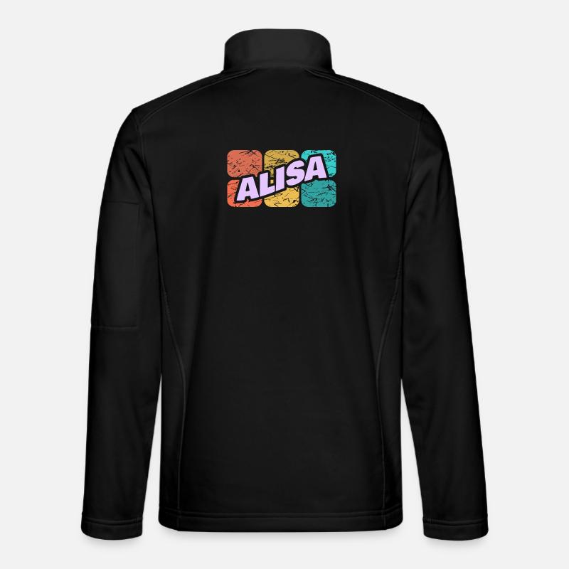 Alisa - Unisex Softshell Jacket - black