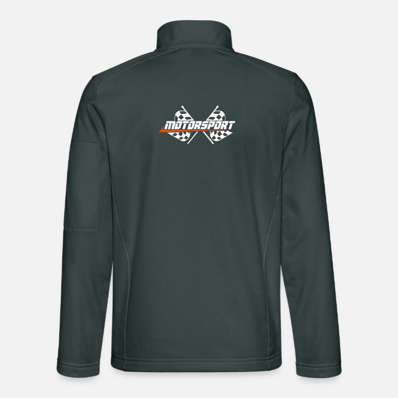 Sport automobile Drapeaux Veste en tissu softshell Unisexe