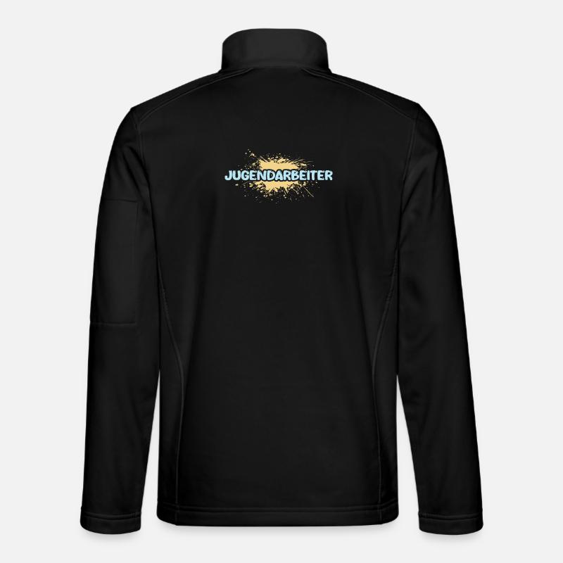 Jugendarbeiter - Unisex Softshelljacke - Schwarz
