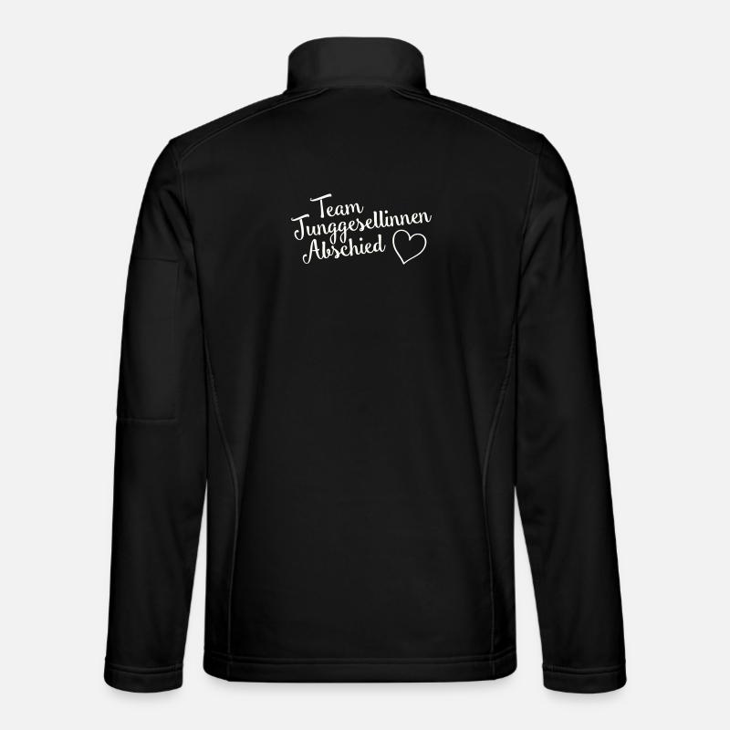 Team Hen Party Heart - Unisex Softshell Jacket - black