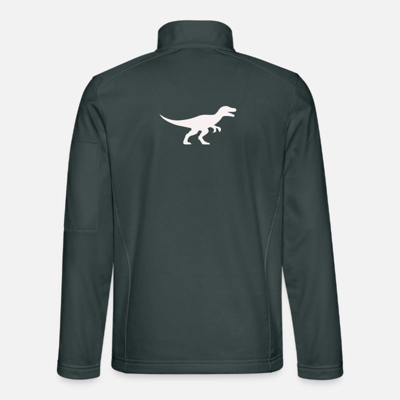 Raptor T Rex Silhouette Unisex Softshell Jacket