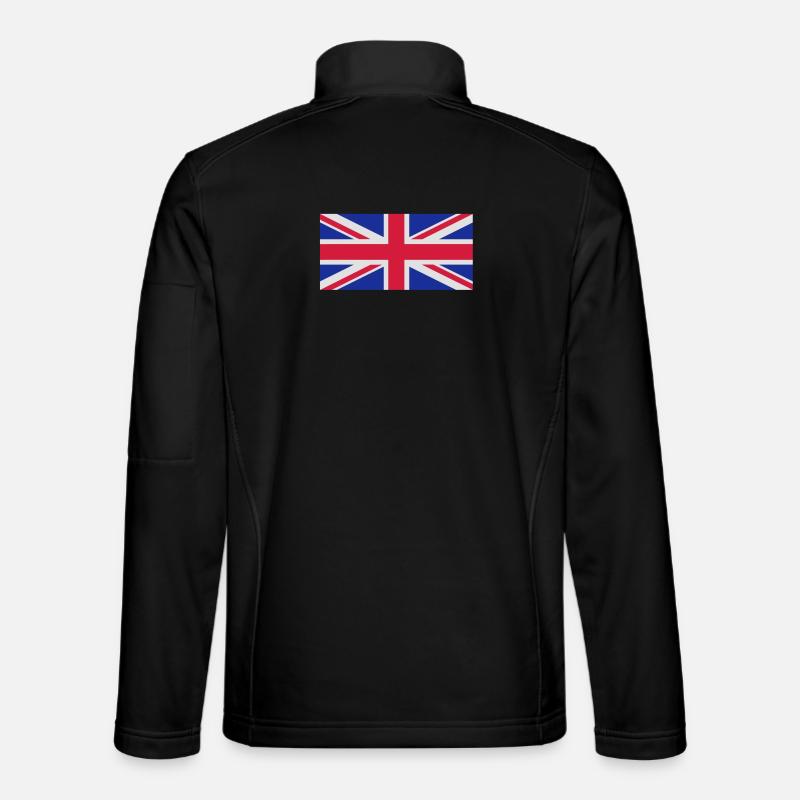 Britische Flagge Unisex Softshelljacke