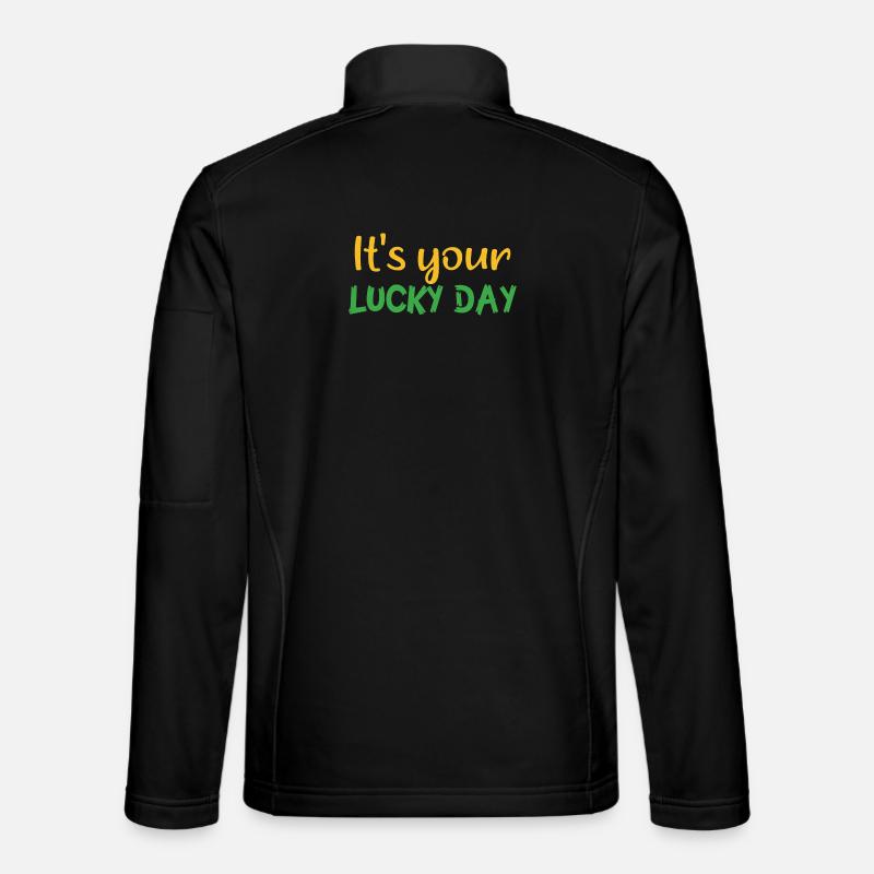 It ́s your lucky day - Unisex Softshell Jacket - black