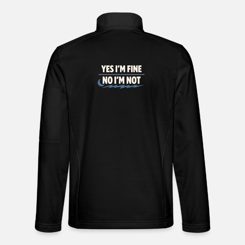 Perimenopause Humor Perimenopause - Unisex Softshell Jacket - black