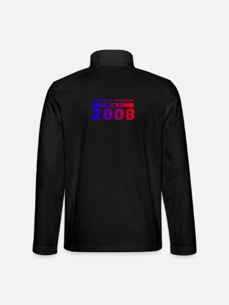18e anniversaire Édition Limitée 05/2008 - Veste en tissu softshell Unisexe - noir