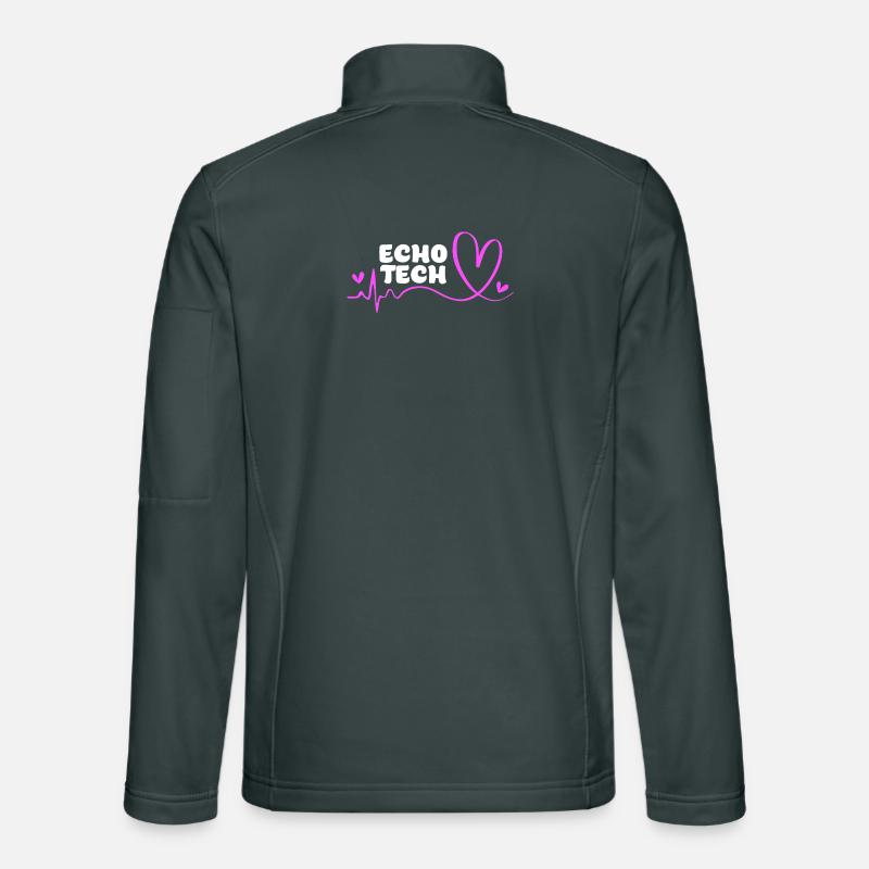 Cardiography Cardiogram Unisex Softshell Jacket