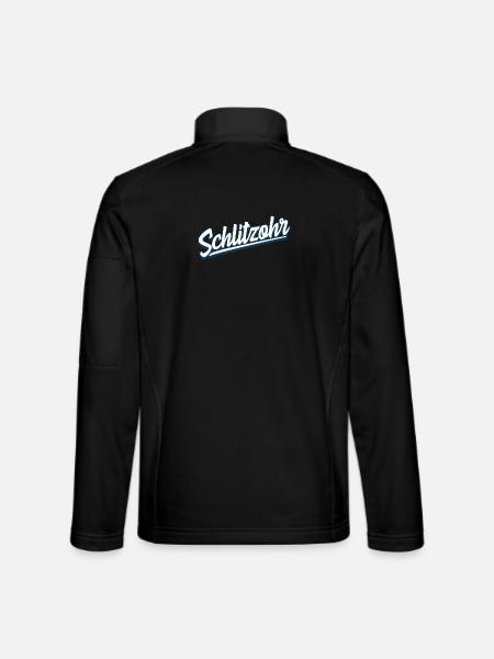 Schlitzohr - Schweizerdeutsch - Mundart - Dialekt - Unisex Softshelljacke - Schwarz