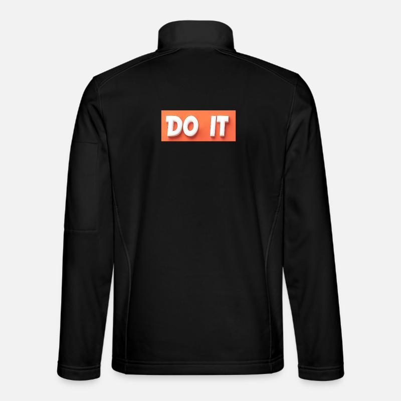 DO IT! Customizable - Unisex Softshell Jacket - black