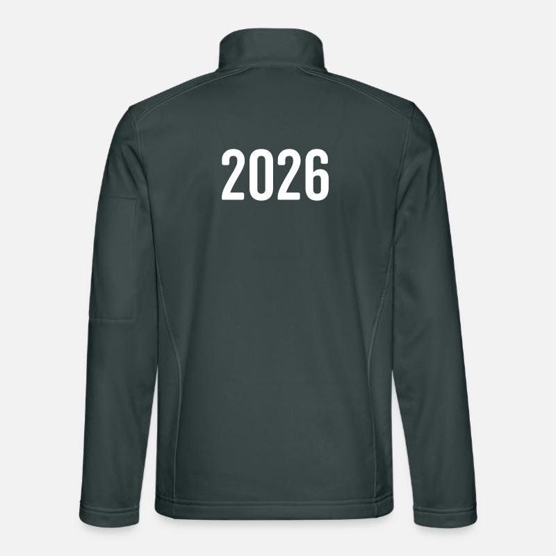 Chiffre de l’année 2026 Veste en tissu softshell Unisexe
