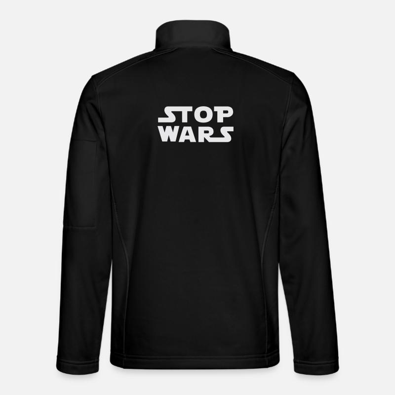Stop Wars Unisex Softshell Jacket