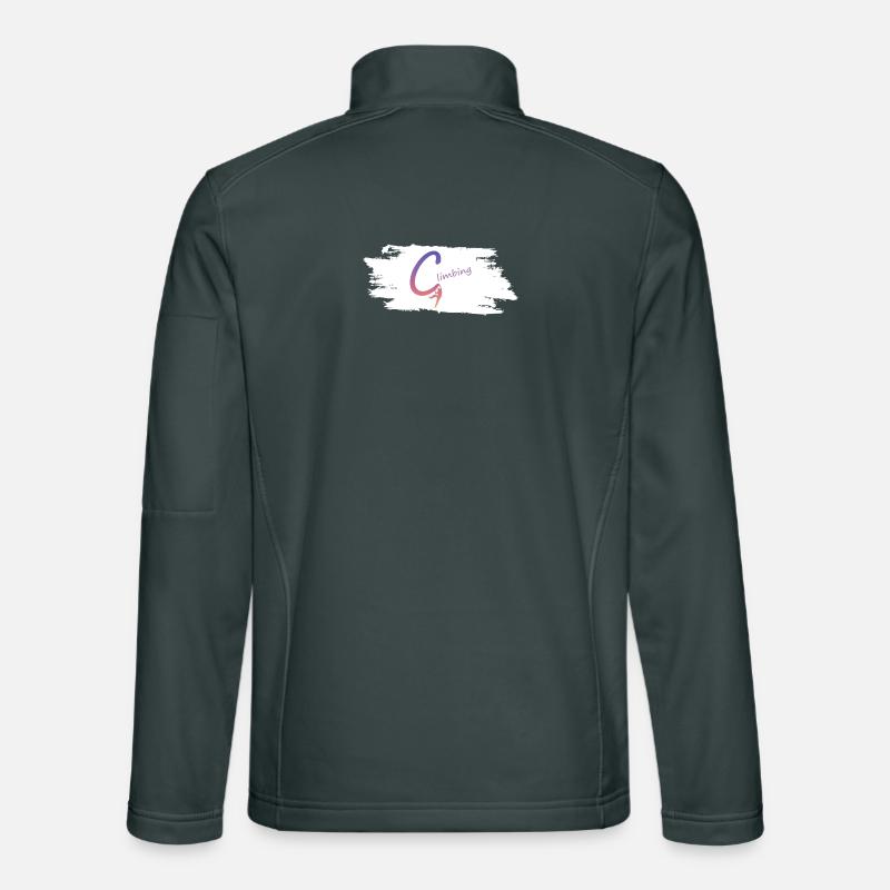 Dégradé de logo de montée Veste en tissu softshell Unisexe