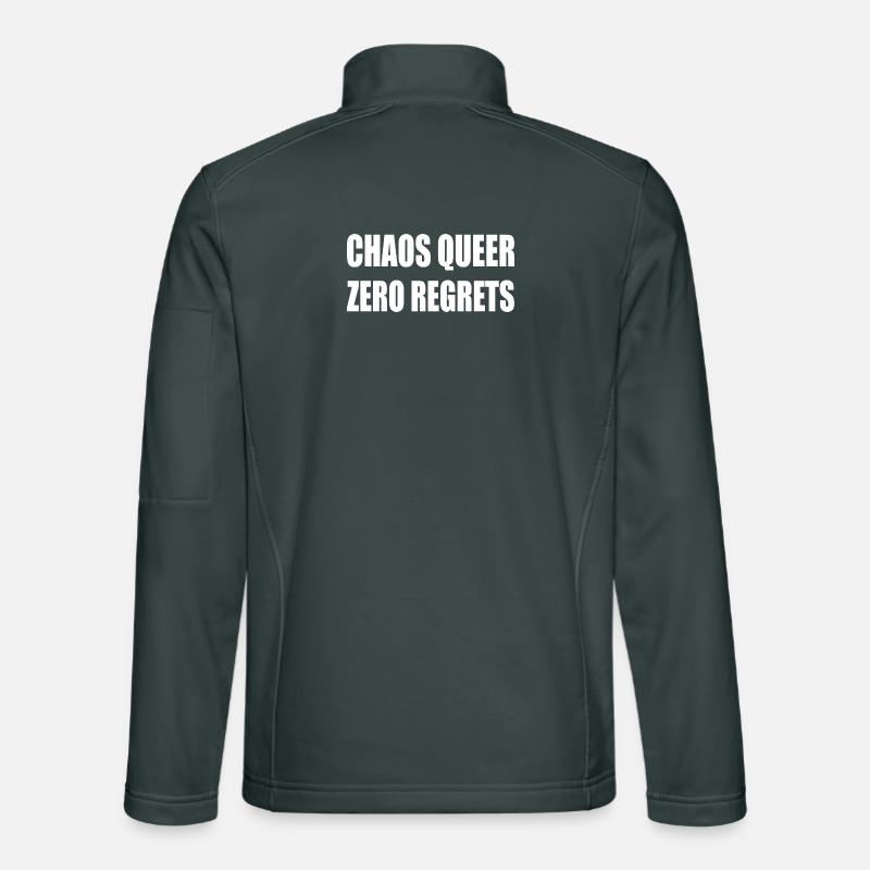 Chaos Queer Zéro Regret Veste en tissu softshell Unisexe