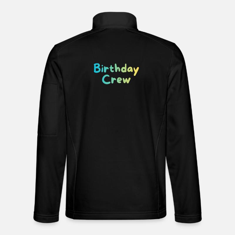 Équipe d’anniversaire Veste en tissu softshell Unisexe