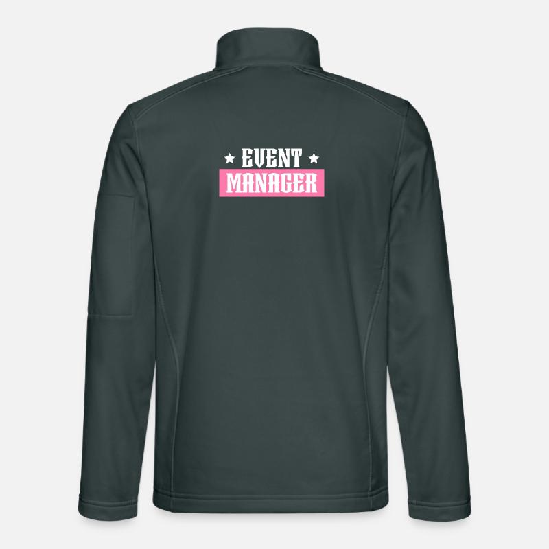 Event Manager tshirt rose noir Veste en tissu softshell Unisexe