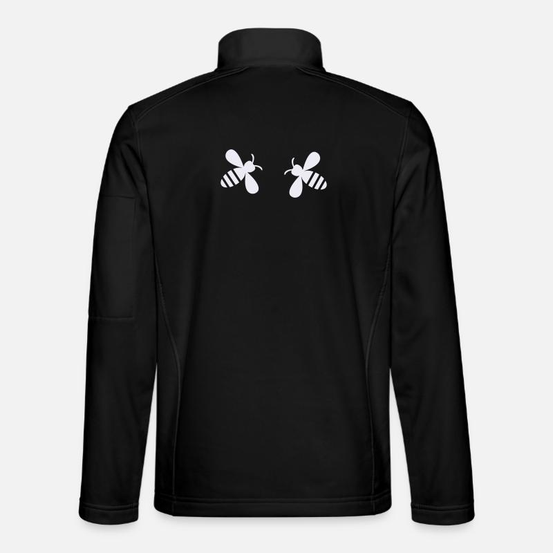 Bee Silhouettes - Unisex Softshell Jacket - black