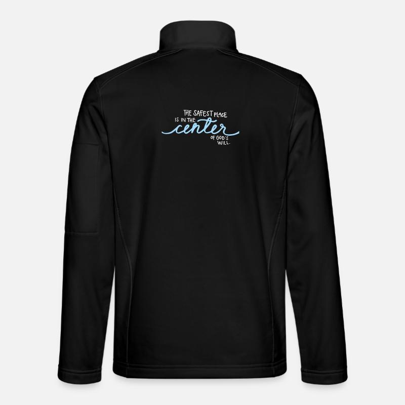 The Safest Place (dark) - Unisex Softshell Jacket - black