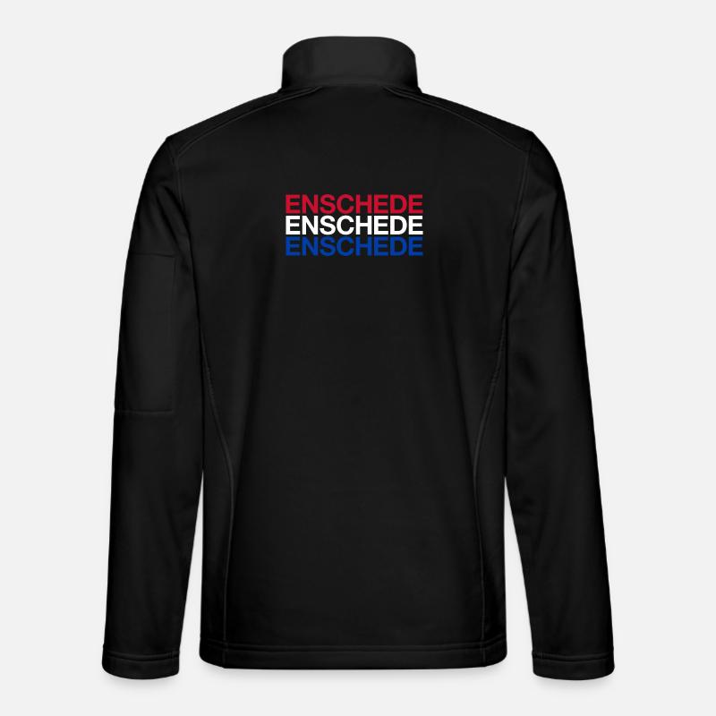 ENSCHEDE Netherlands Niederlande Flgge - Unisex Softshell Jacket - black