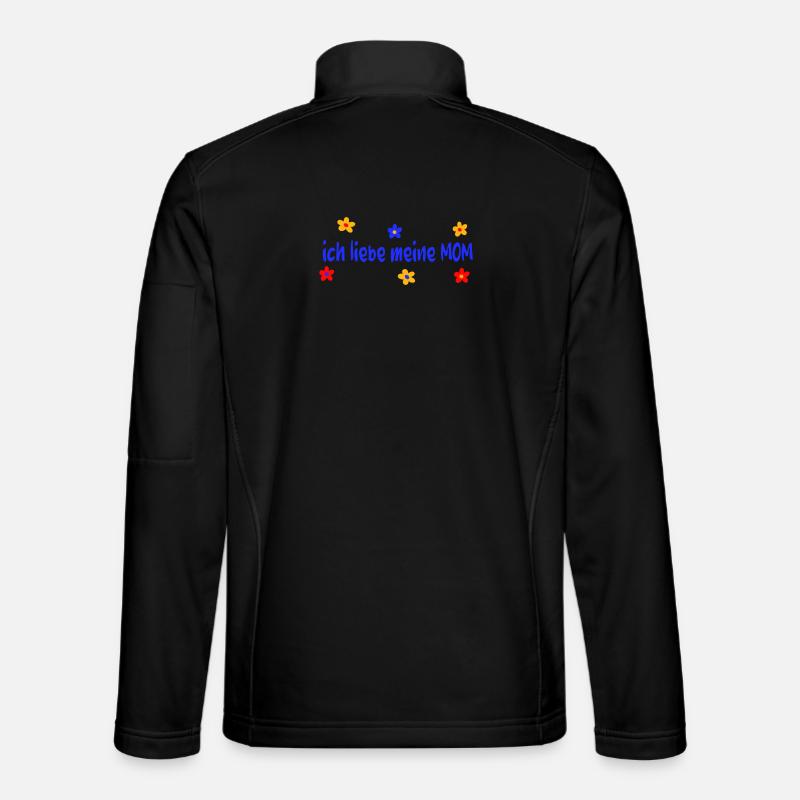 Muttertag ich liebe meine Mom - Unisex Softshelljacke - Schwarz