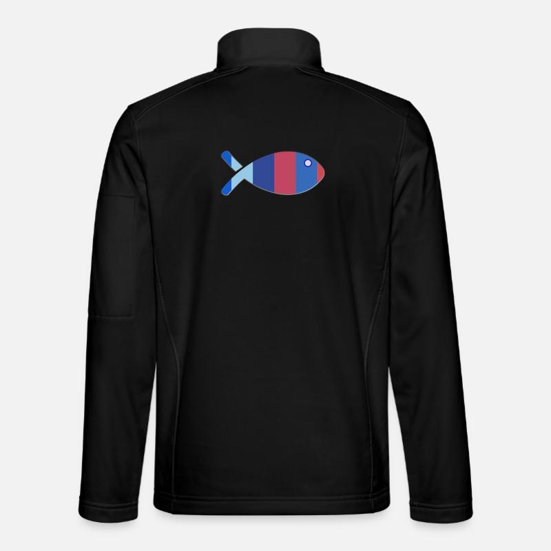 FISH - Unisex Softshell Jacket - black