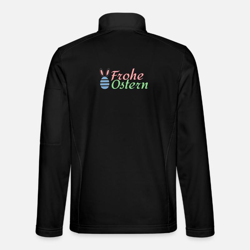 Frohe Ostern - Unisex Softshelljacke - Schwarz