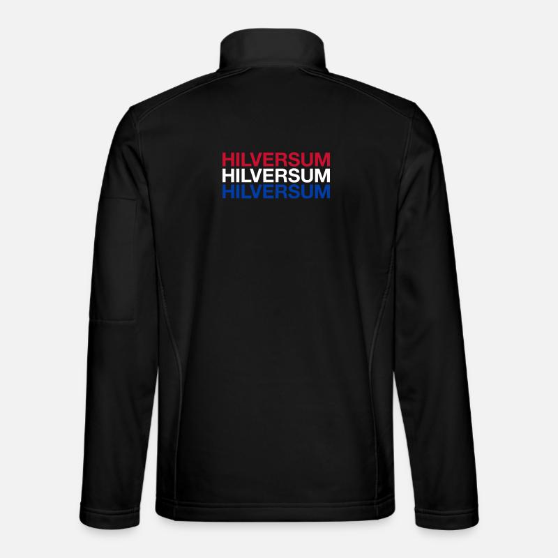 HILVERSUM Netherlands Netherlands flag - Unisex Softshell Jacket - black