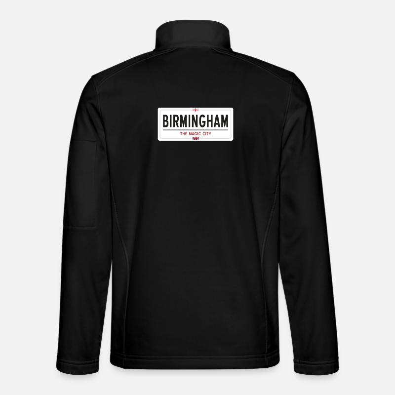 Panneau de nom de lieu de Birmingham Veste en tissu softshell Unisexe