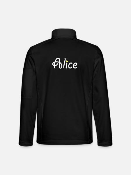 Alice - Veste en tissu softshell Unisexe - noir