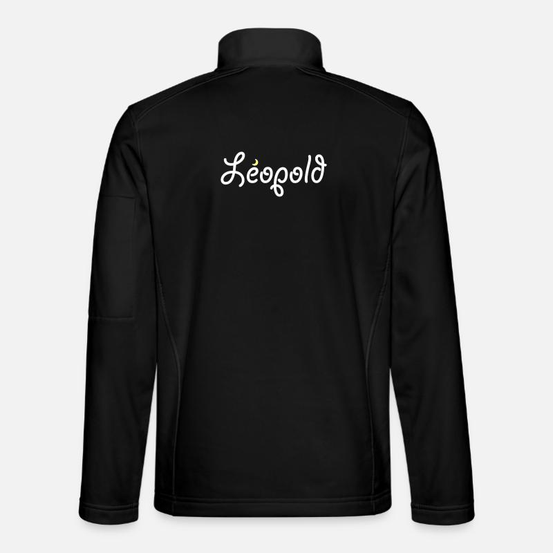 Leopold - Unisex Softshelljacke - Schwarz