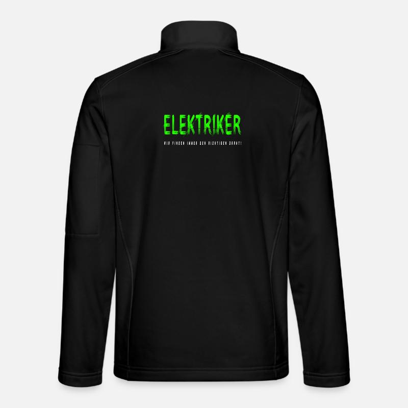 Elektriker Handwerker Design Unisex Softshelljacke
