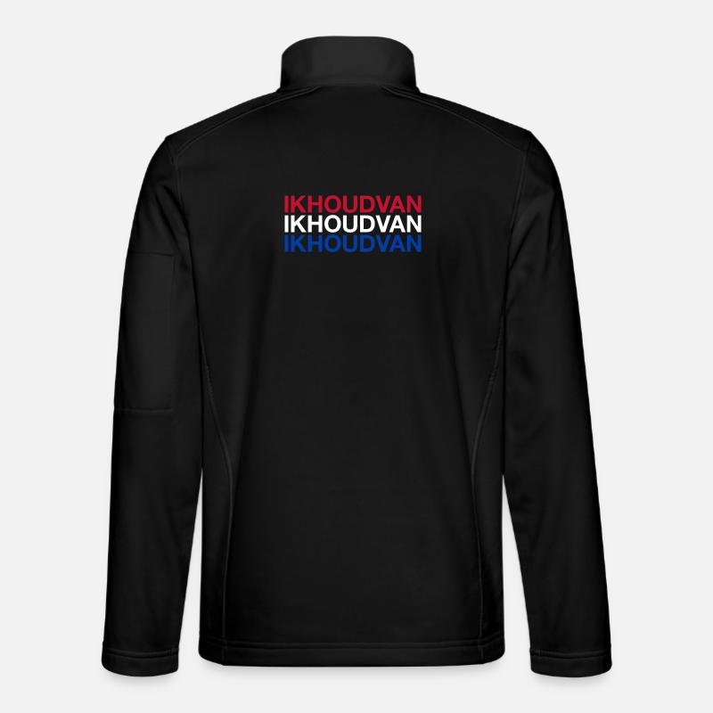 I LOVE PAYS-BAS Drapeau des Pays-Bas Veste en tissu softshell Unisexe