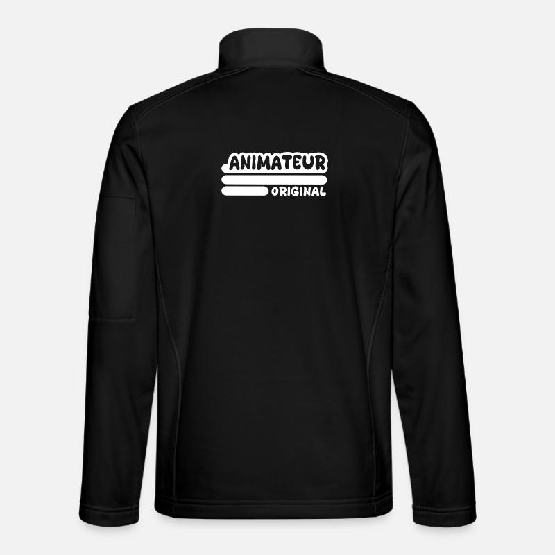 Occupation: Animator - Unisex Softshell Jacket - black